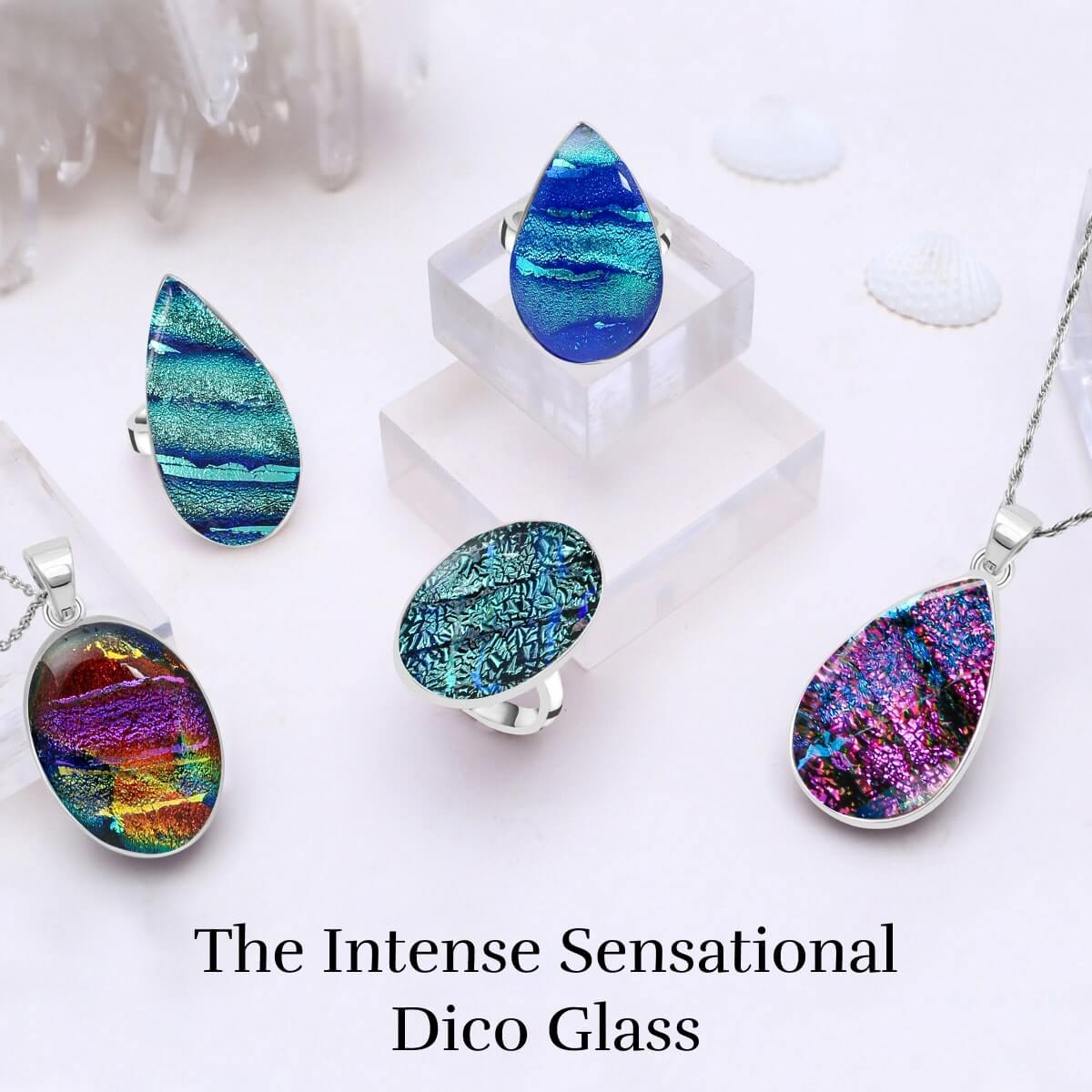 Emotional Healing of Dico Glass Gemstone