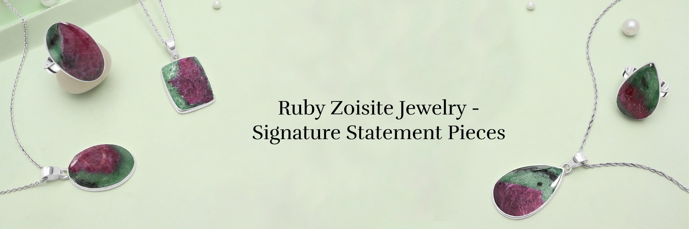 Ruby Zoisite Jewelry