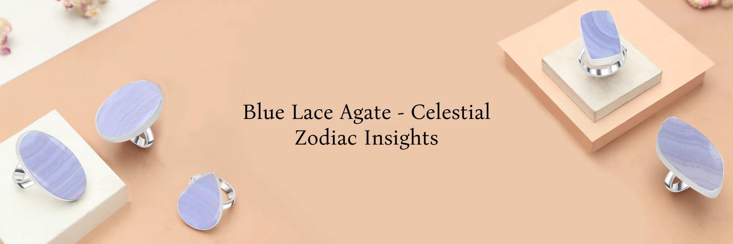 Celestial Calm: Exploring Blue Lace Agate's Influence on Zodiac Signs Blue Lace Agate
