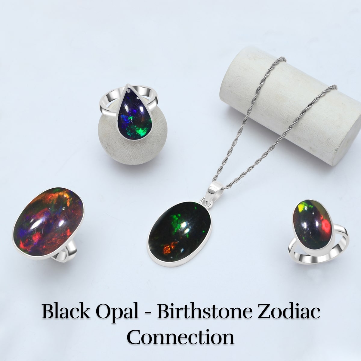 Black Opal and Zodiac Birthstone