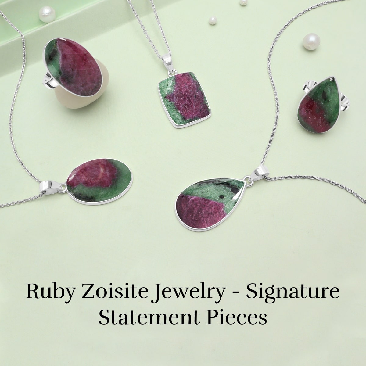Ruby Zoisite Jewelry
