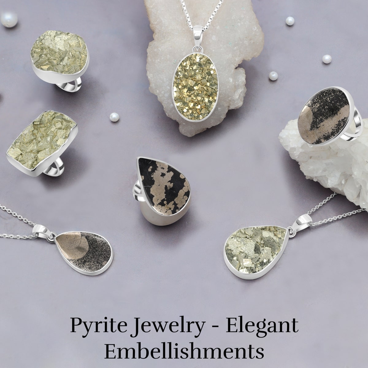 Embellish Yourself with Exclusive Pyrite Jewelry Embellish Yourself with Exclusive Pyrite Jewelry