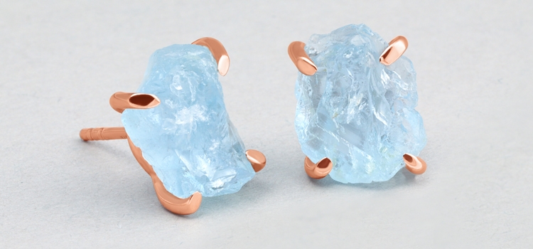 Aquamarine Earring