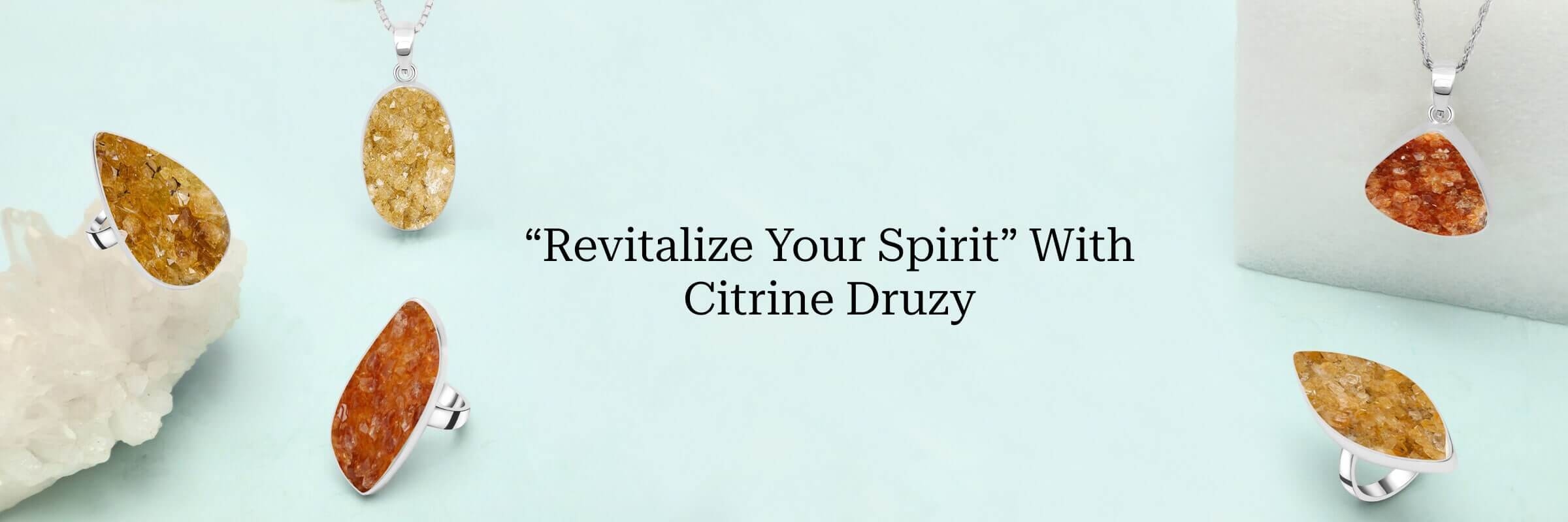 Citrine Druzy Emotional Healing Properties