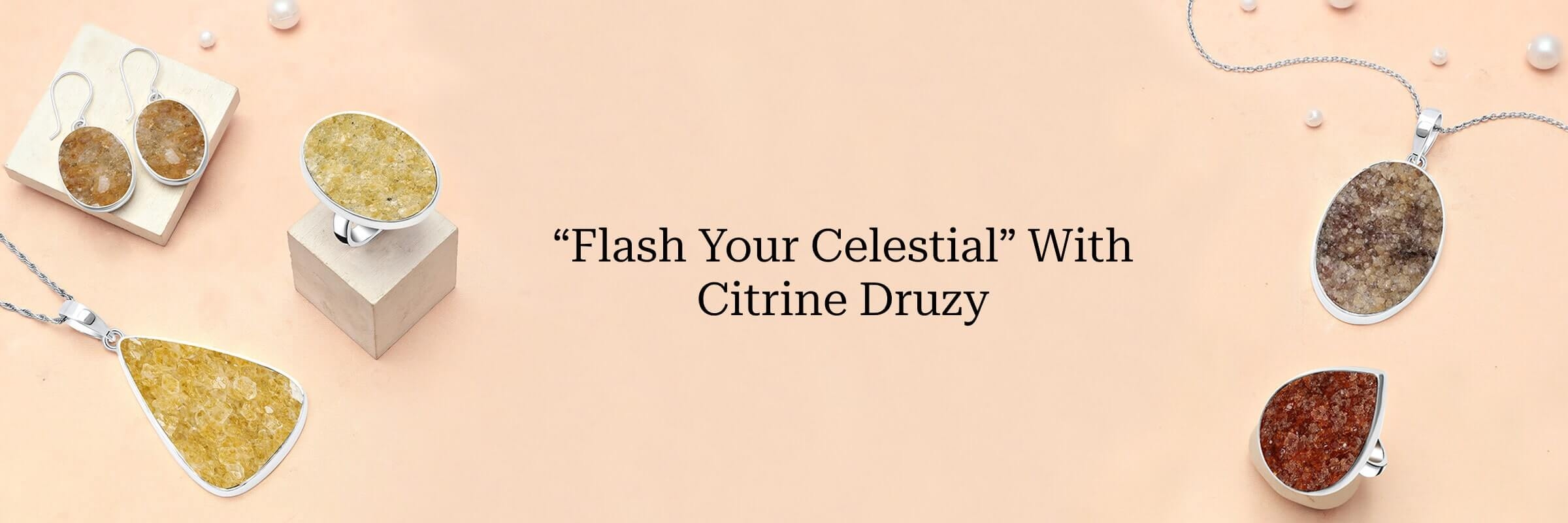 Citrine Druzy Zodiac Sign Association