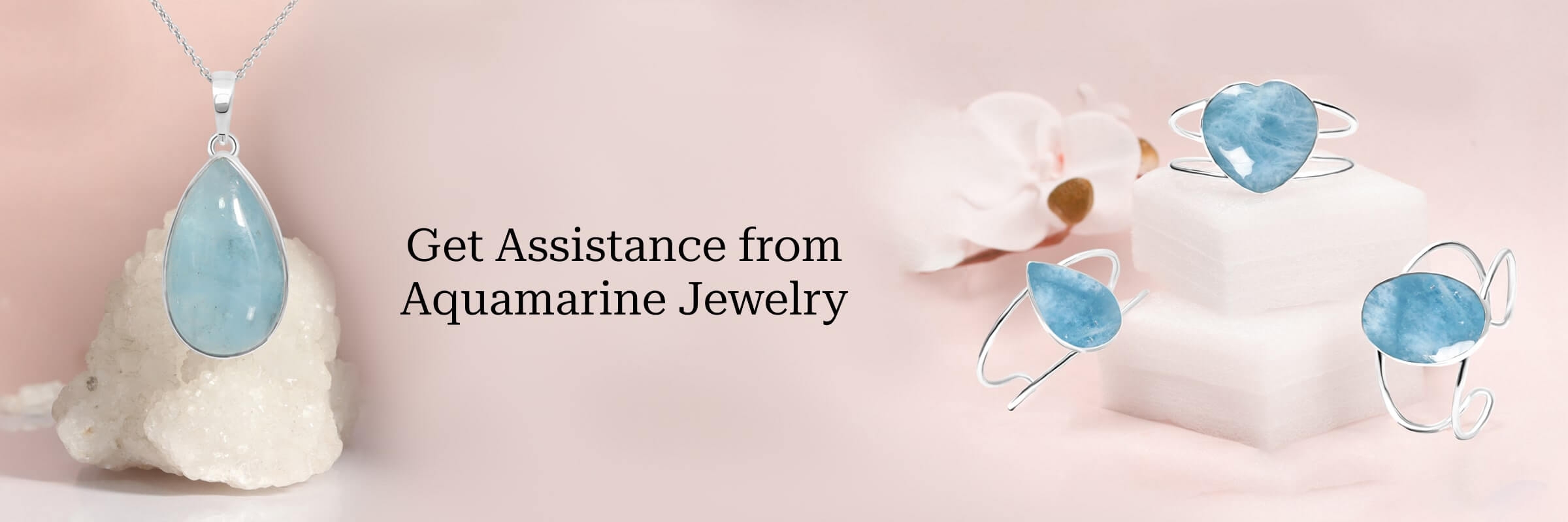 Aquamarine & Mother of Pearl Bracelet - Gemstone Therapy Institute