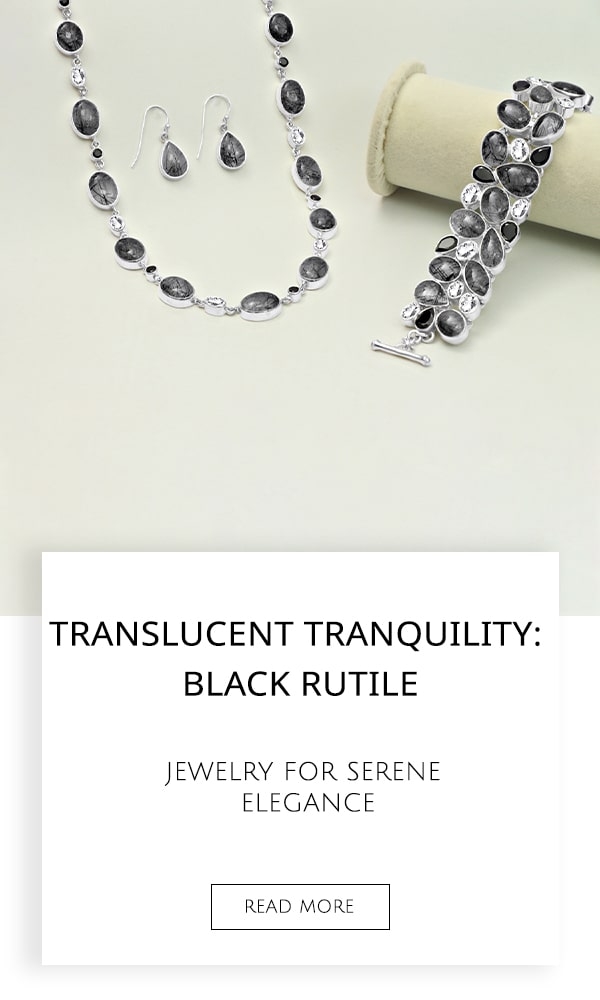 Black Rutile Jewelry