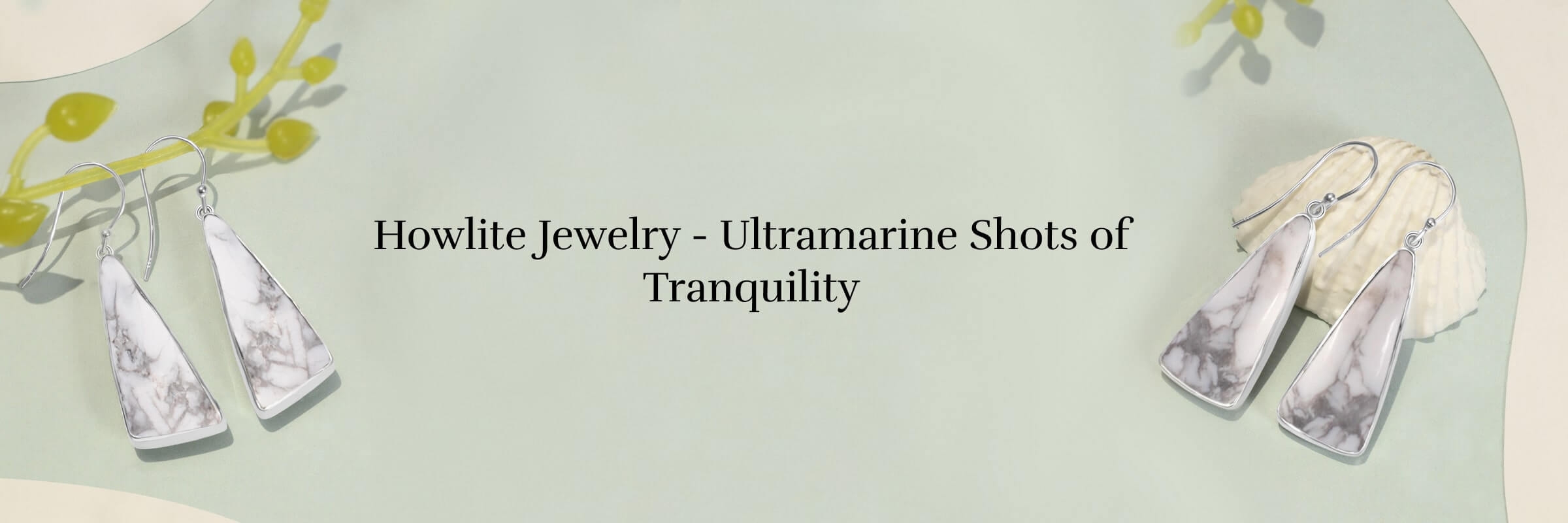 Azure Treasures: Howlite Jewelry for Captivating Serenity 1