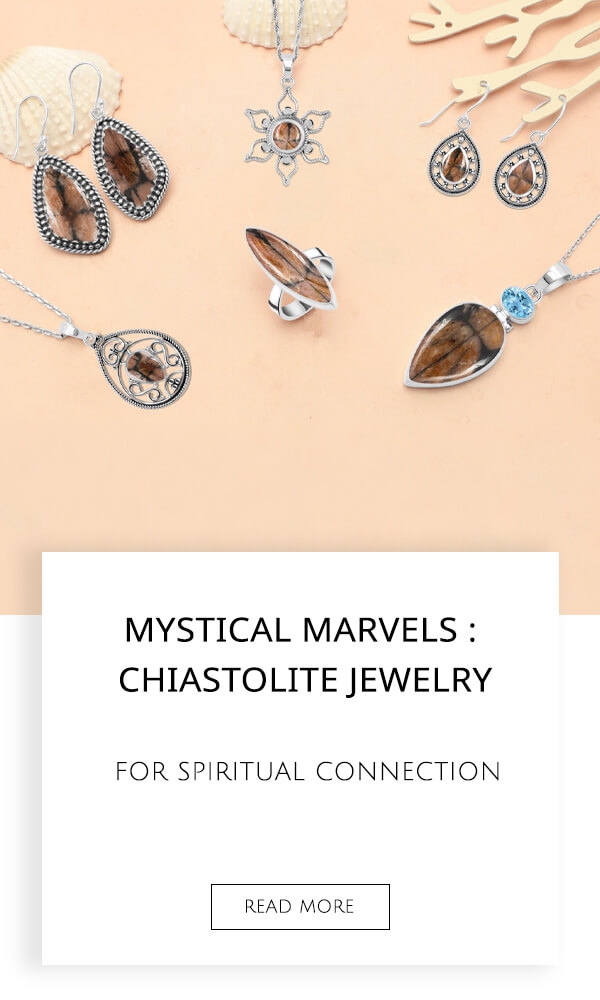 Chiastolite Jewelry