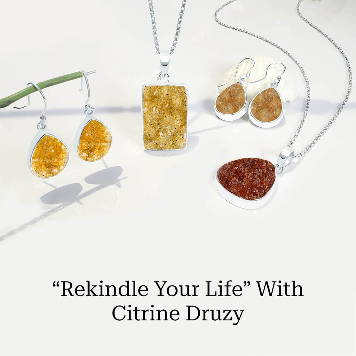 Benefits of Citrine Druzy