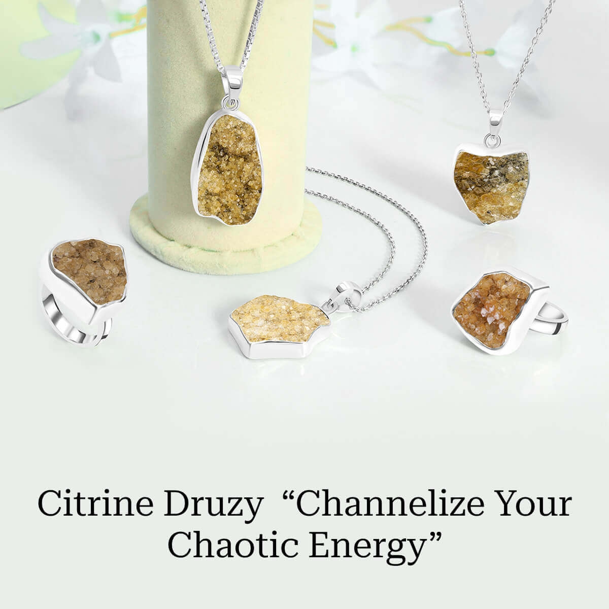 Citrine Druzy Physical Healing Properties