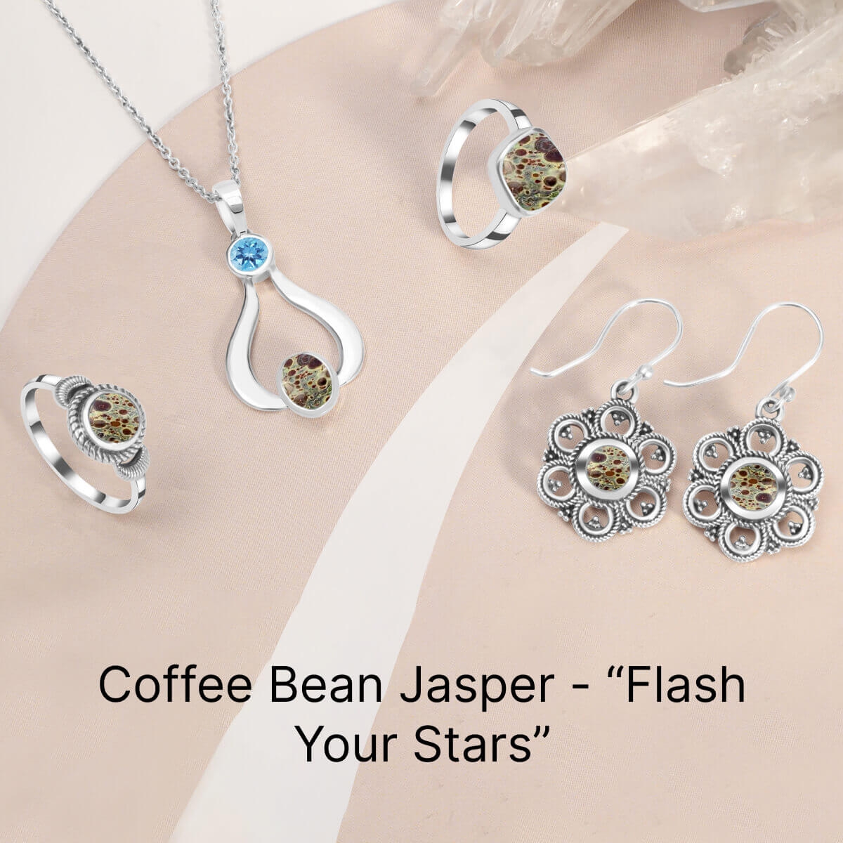 Coffee Bean Jasper Zodiac Sign