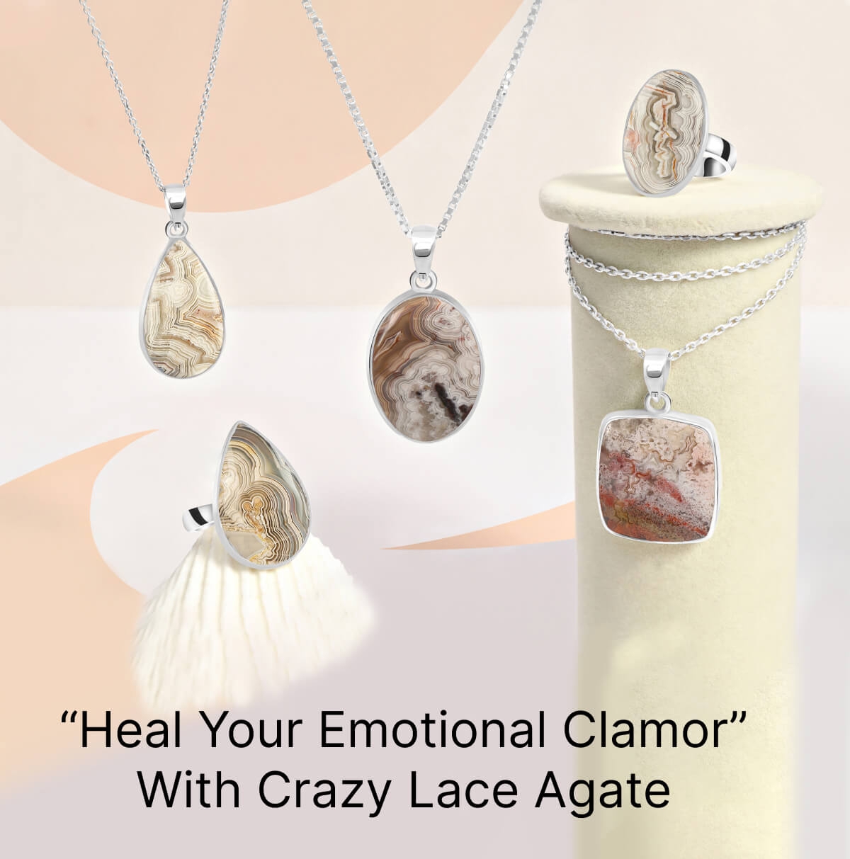 Healing Properties & Benefits Of Crazy Lace Agate