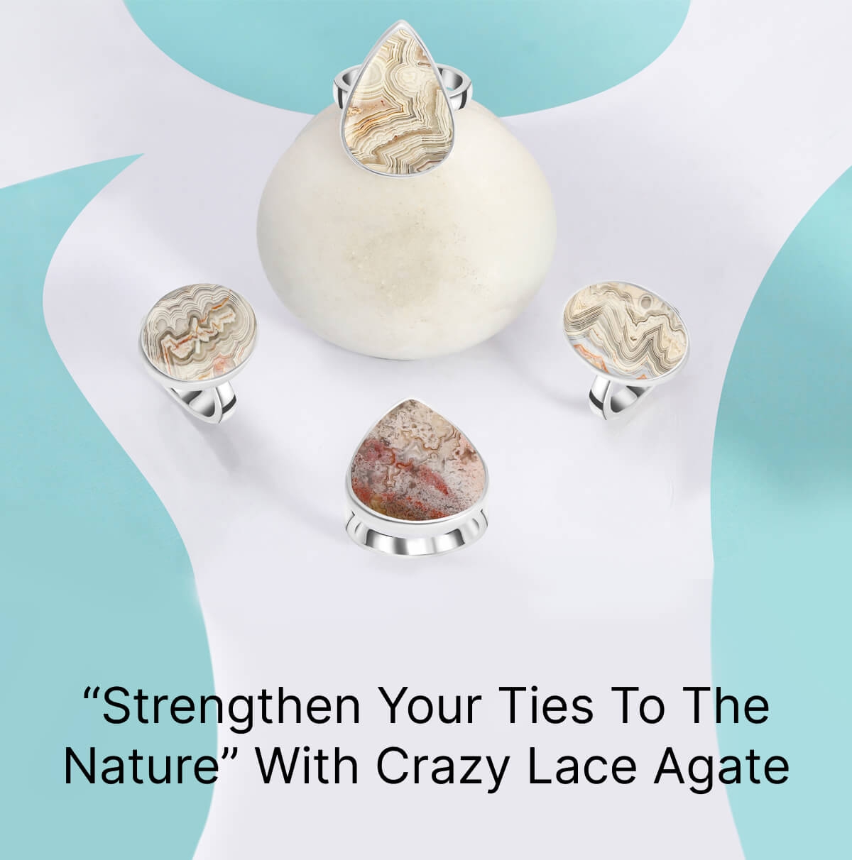 Crazy Lace Agate: Physical health benefits