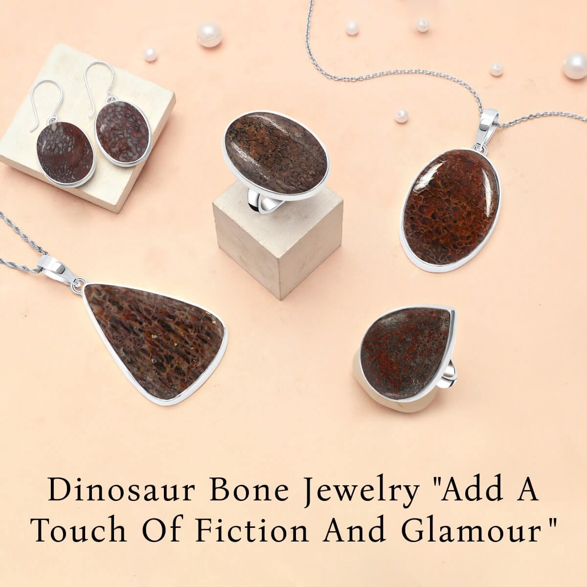 Prehistoric Elegance: Dinosaur Bone Jewelry for Timeless Charm Dinosaur Bone Jewelry