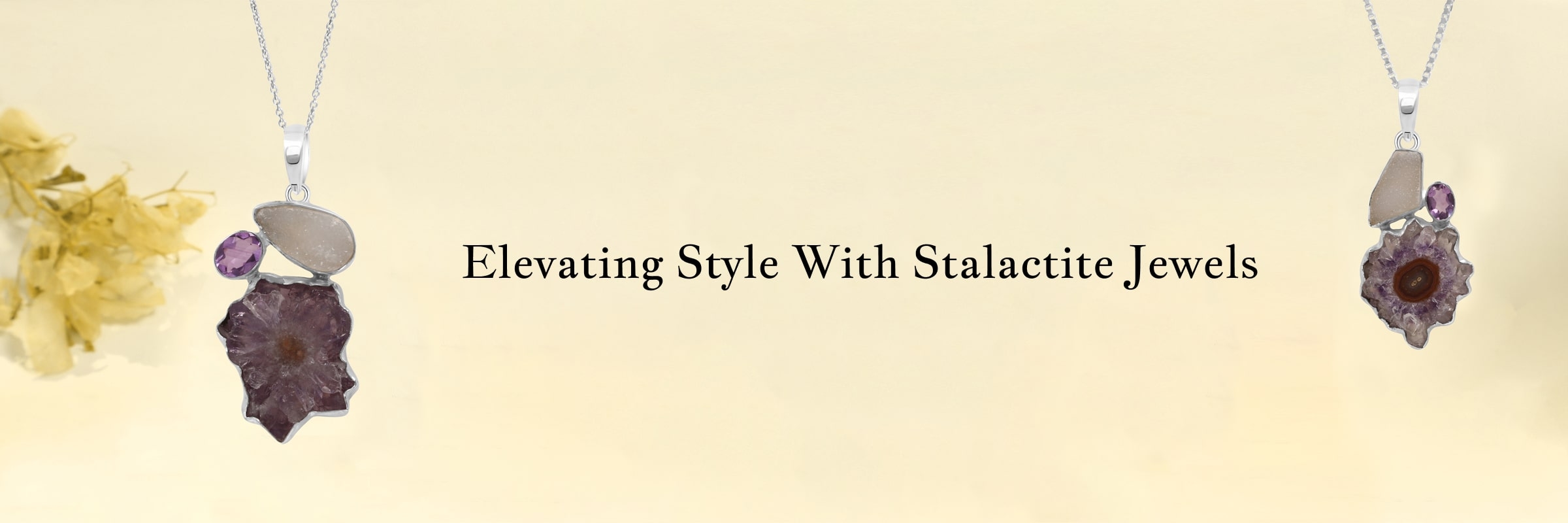 Wearing Stalactite Gemstone Jewelry