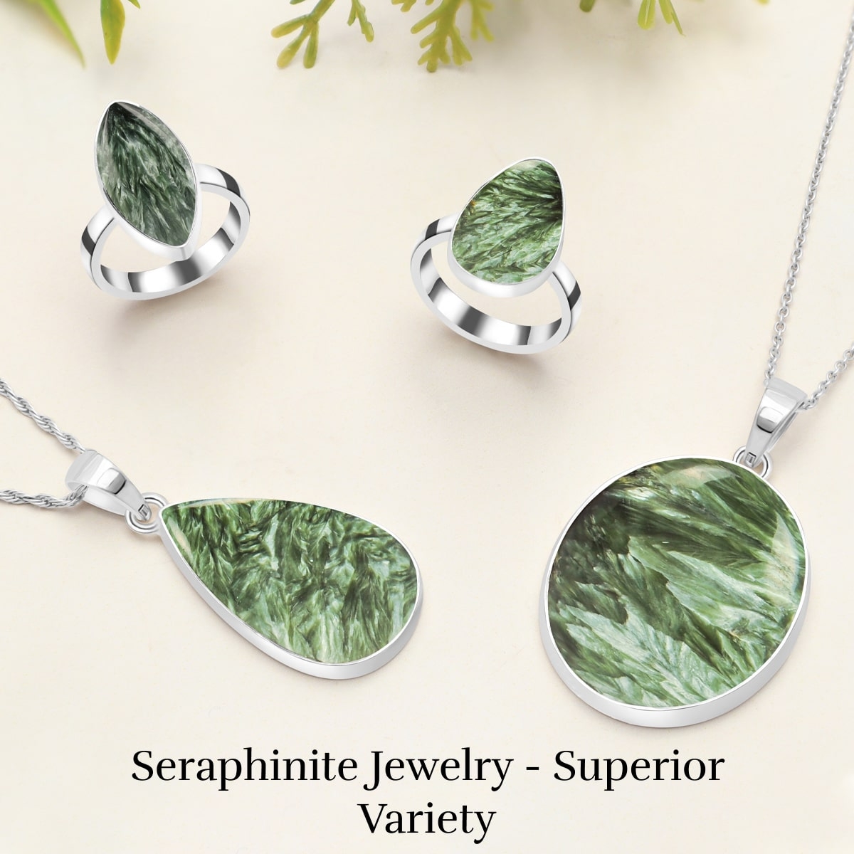 Wholesale Seraphinite Jewelry: Exceptional Quality and Variety Wholesale Seraphinite Jewelry