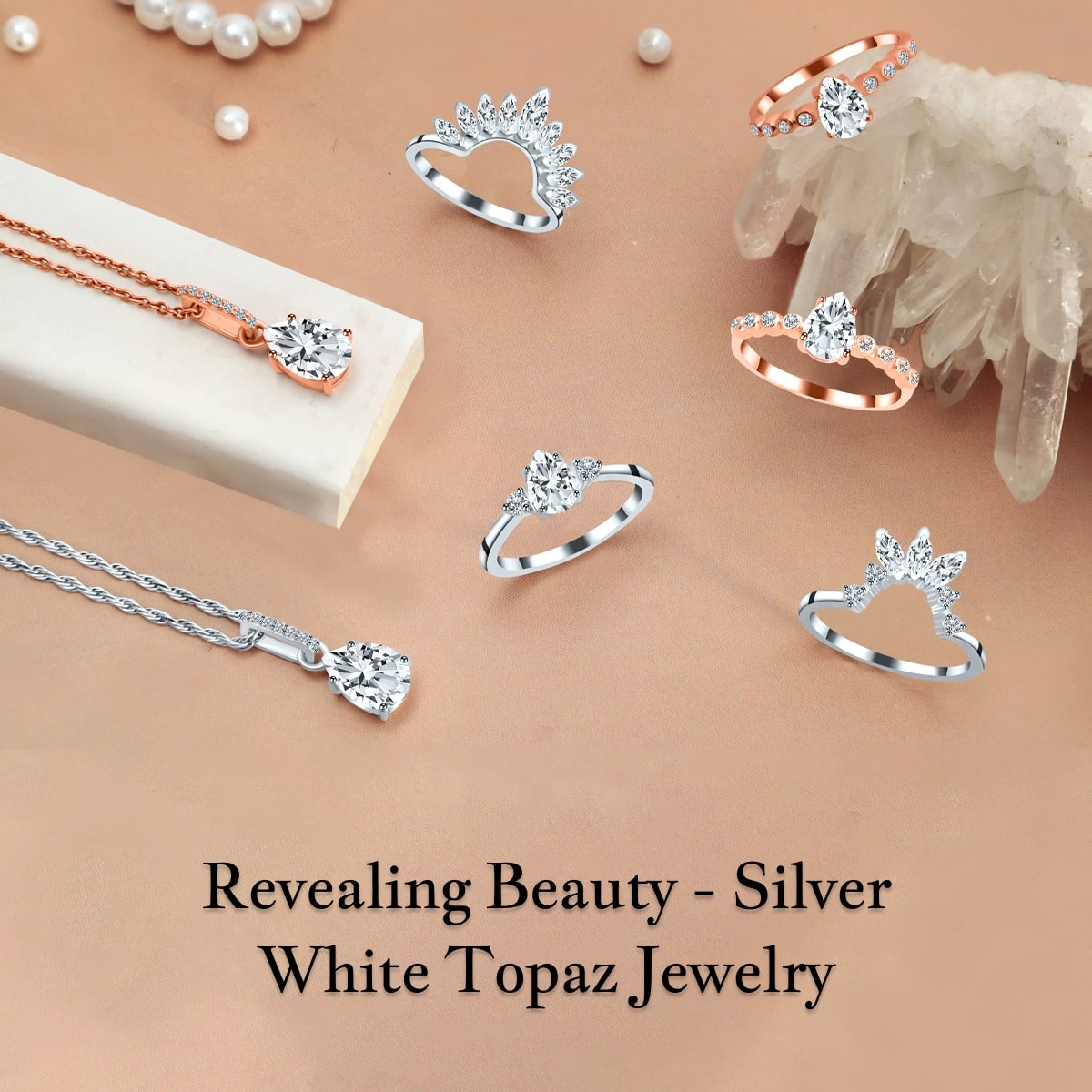 Unveiling Beauty: Silver White Topaz Jewelry That Unleashes Your Radian Silver White Topaz Jewelry