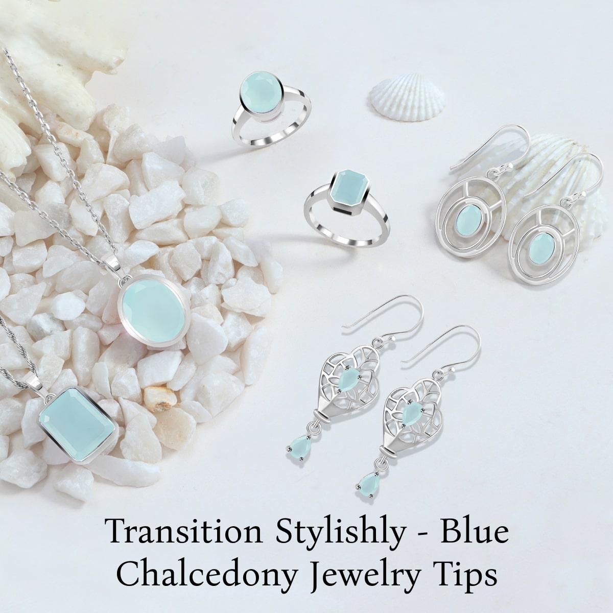 From Day to Night: Transitioning Your Look with Blue Chalcedony Jewelry Blue Chalcedony jewelry