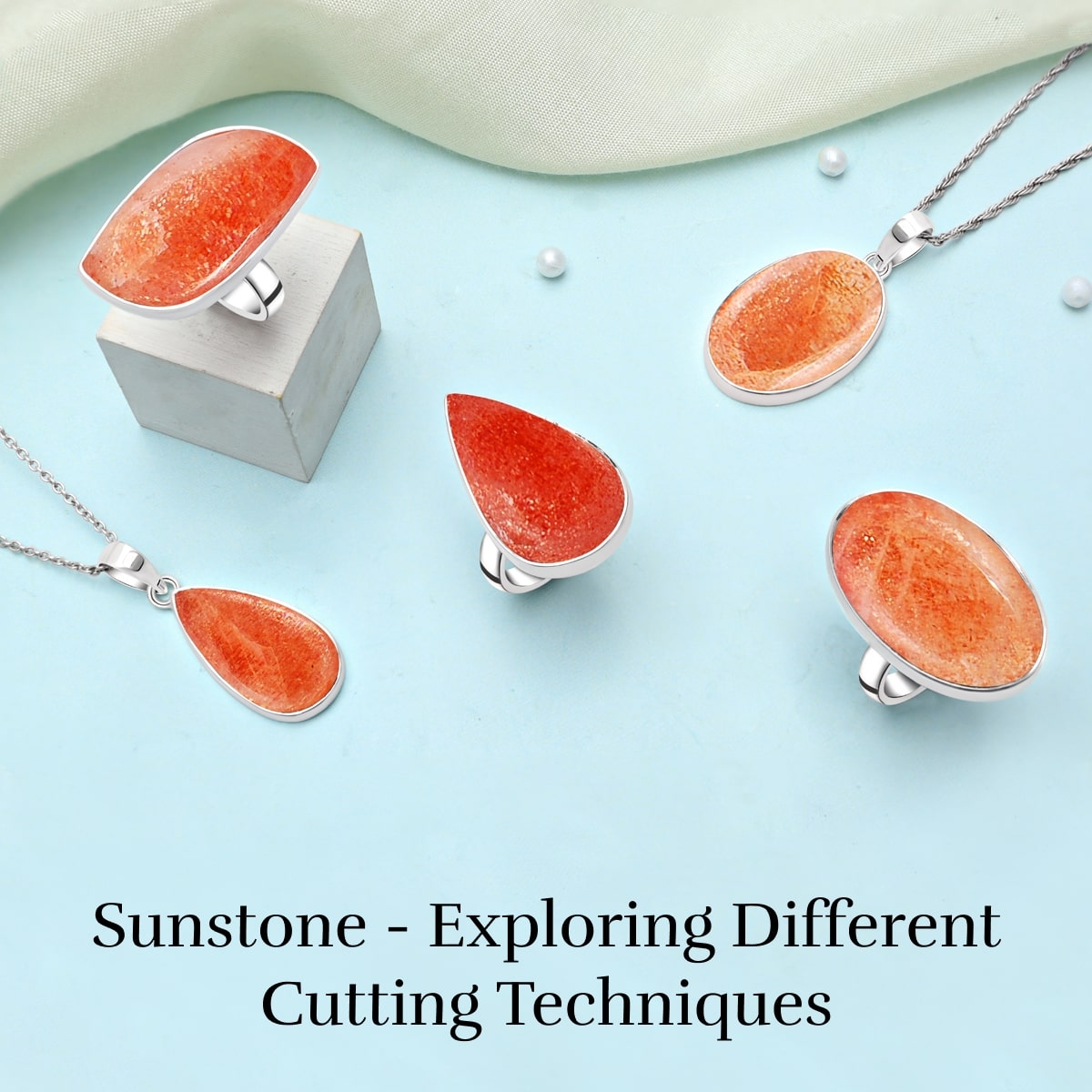 Various Cut Process Of Sunstone
