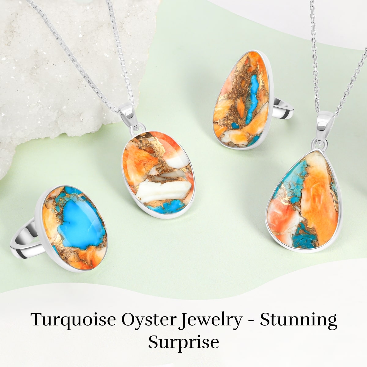 The Astonishment Of Turquoise Oyster Jewelry Turquoise Oyster Jewelry