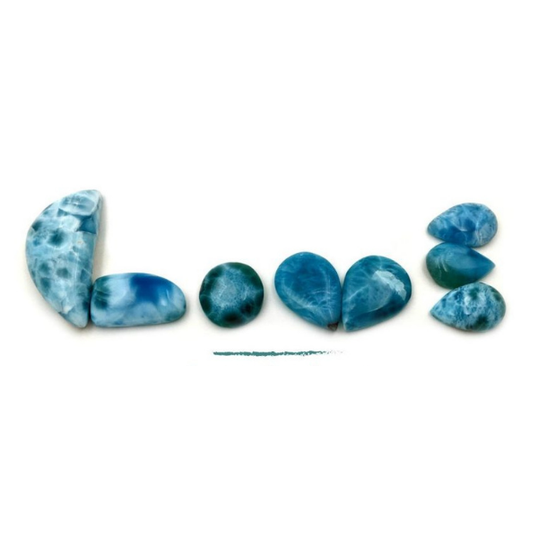 Larimar gemstone jewelry