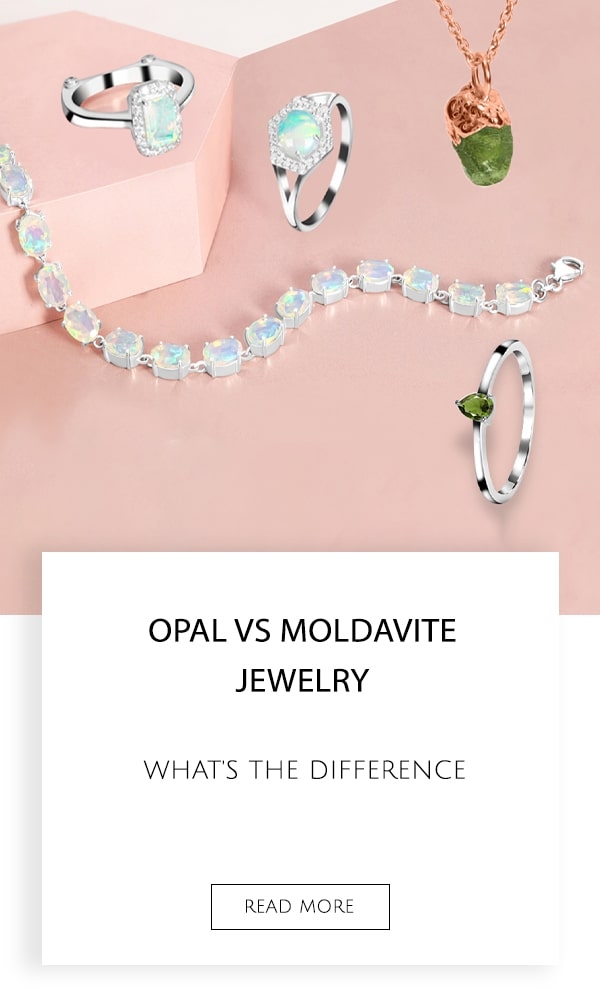 Opal Vs Moldavite Jewelry