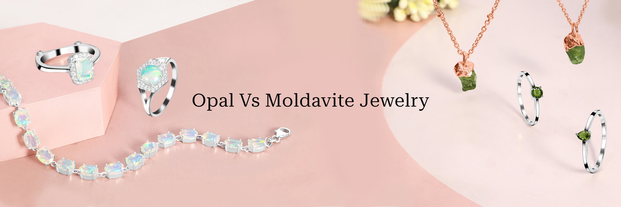 Opal Vs Moldavite Jewelry - What's The Difference 1