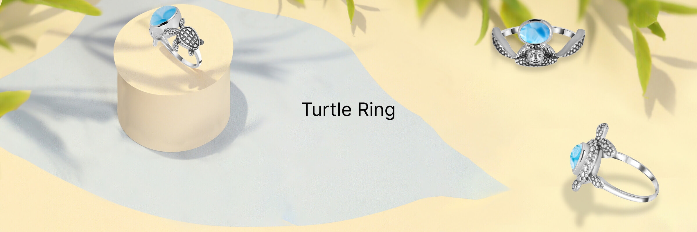 Plain Silver Turtle Ring