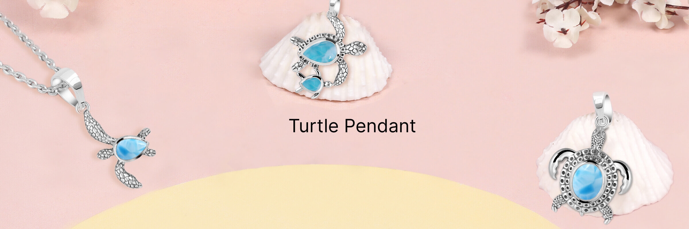Plain Silver Turtle Pendant Plain Silver Turtle Pendant