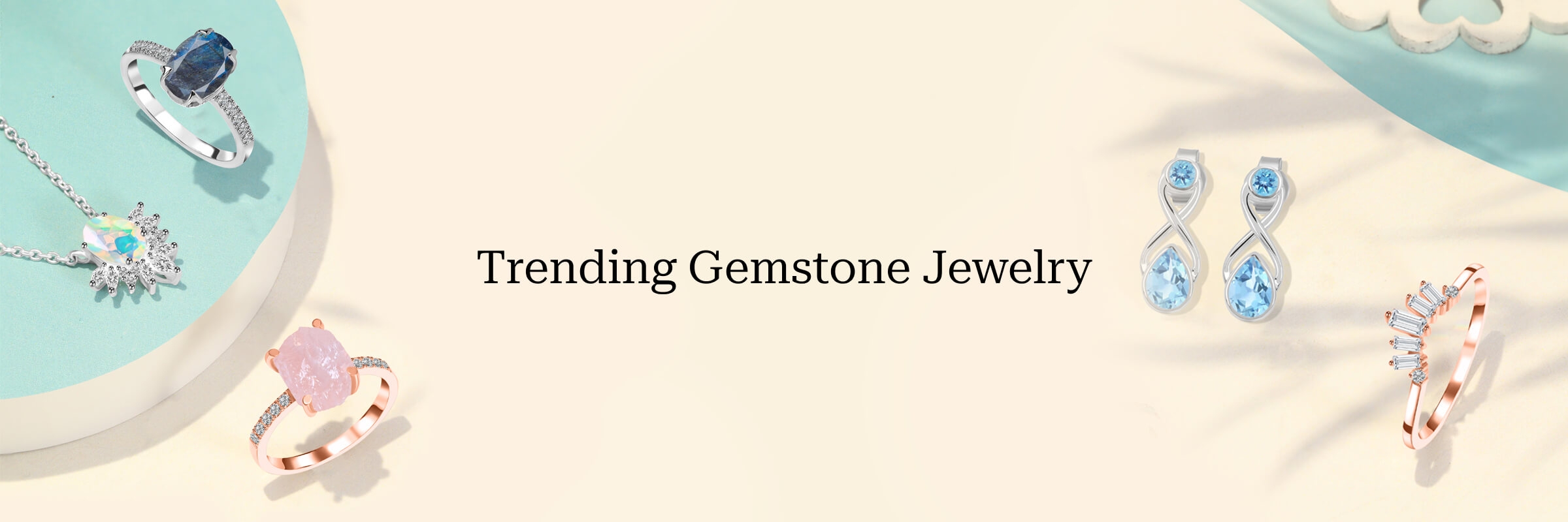 The trending silver gemstone jewelry