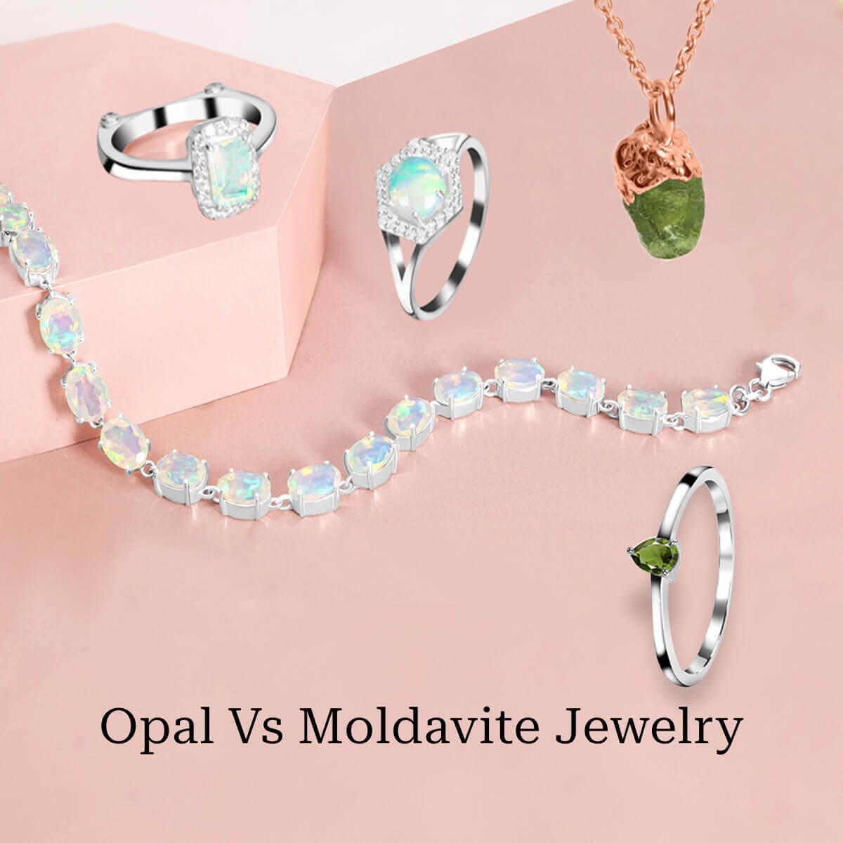 Opal Vs Moldavite Jewelry Opal Vs Moldavite Jewelry