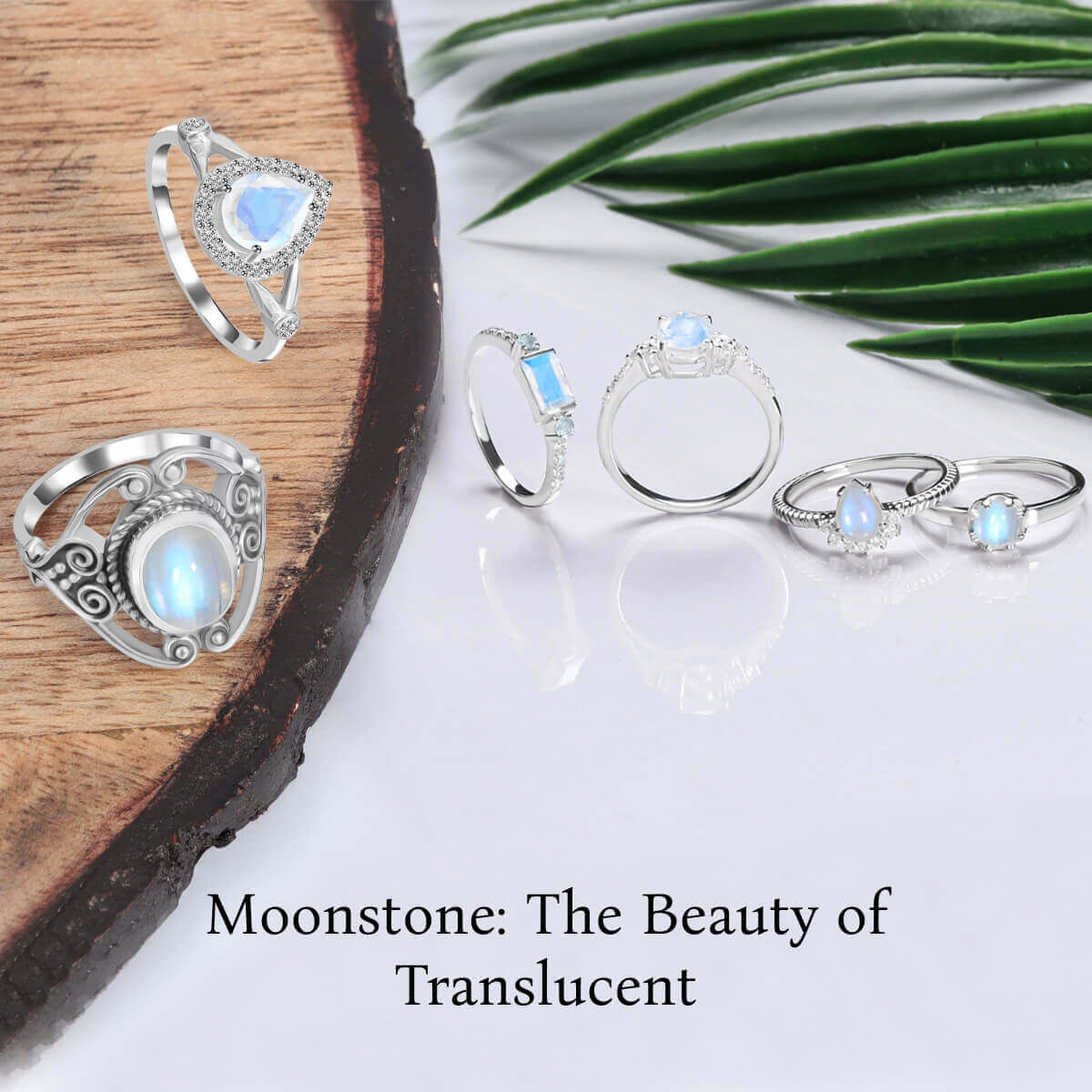 Moonstone ring