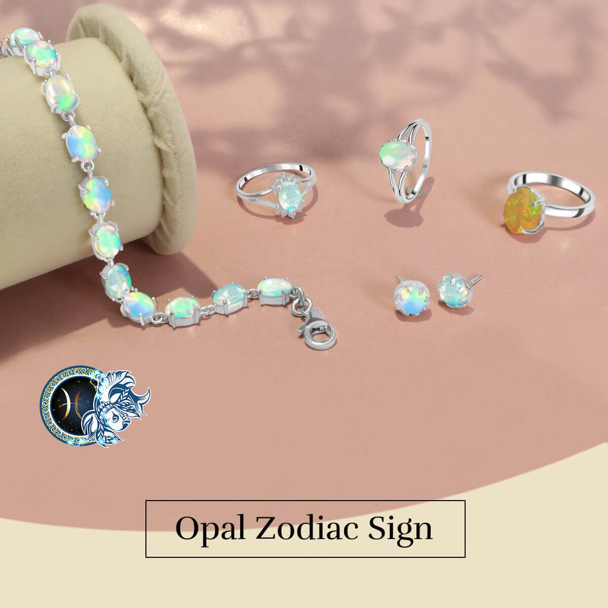 Zodiac sign associated to opal