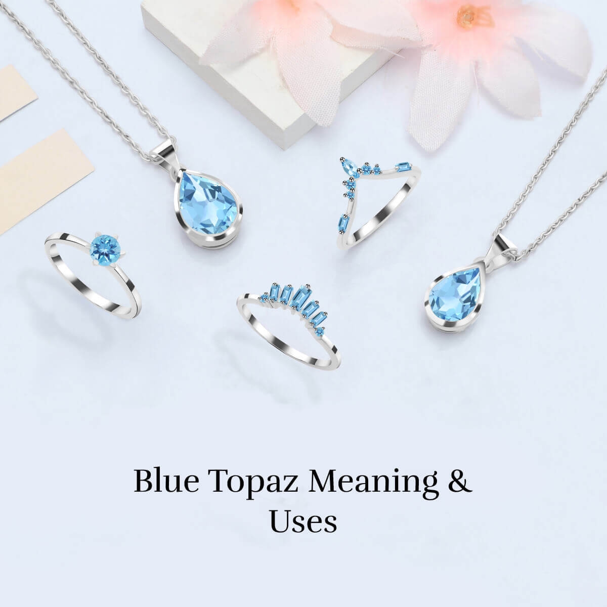 Texas Lone Star Cut Blue Topaz Necklace – Caleesi Designs