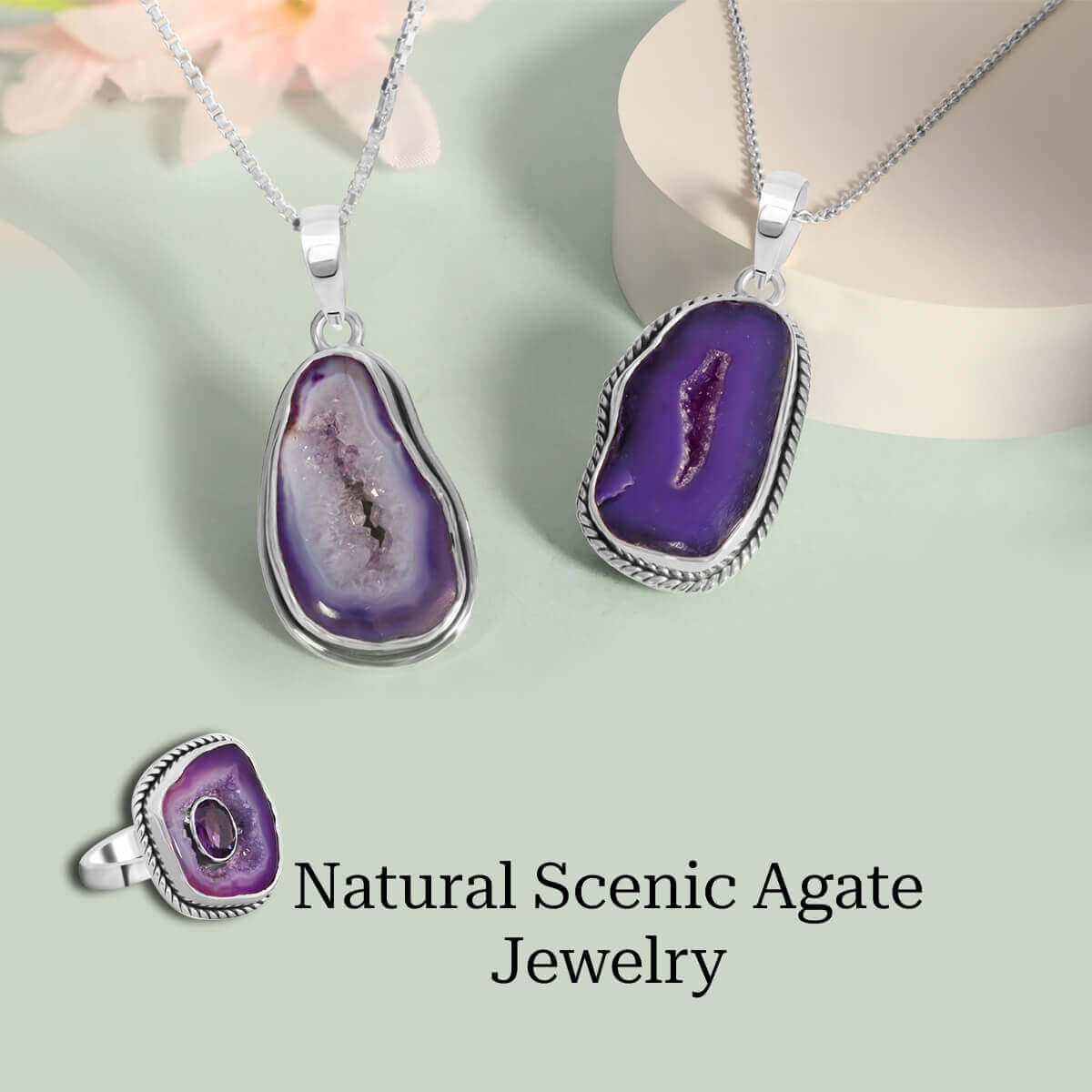 Scenic Agate Jewelry