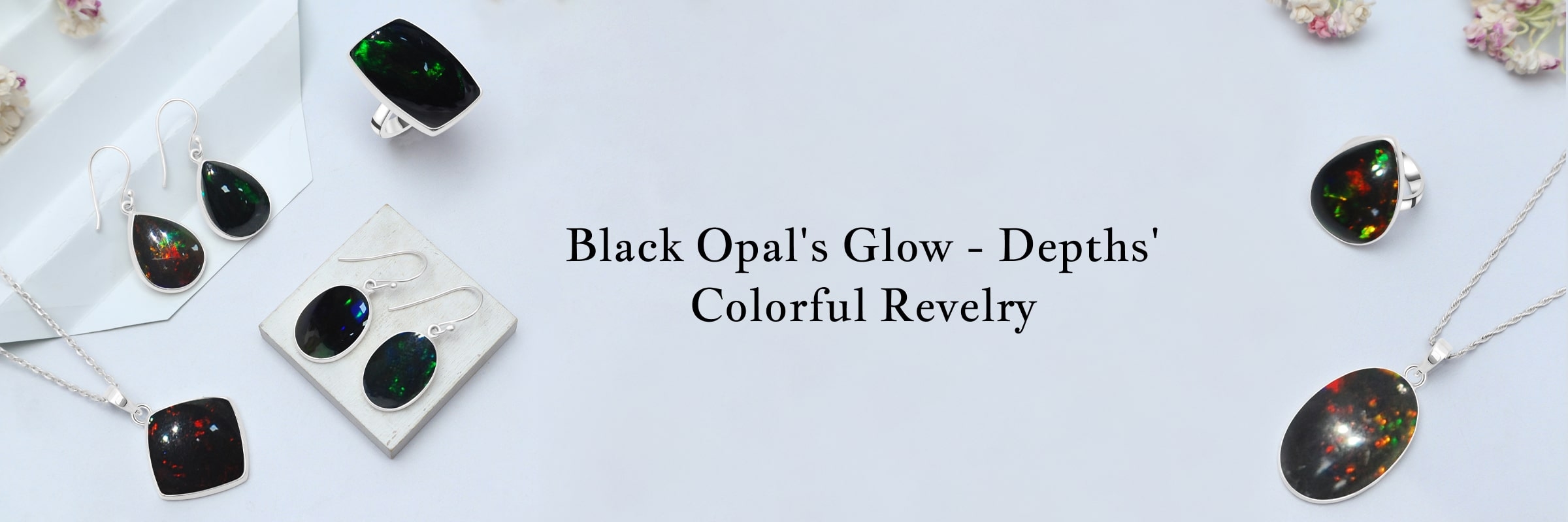 Black Opal Radiance: A Colorful Dance in the Shadowy Depths