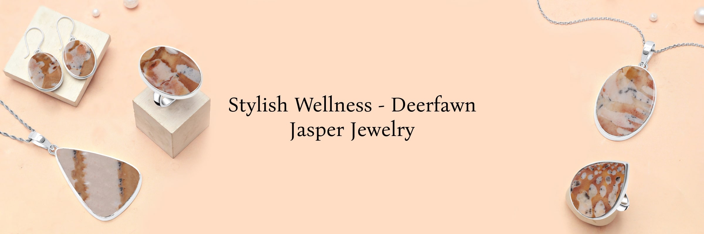 Deerfawn Jasper Jewelry - Fashion and Healing Accessory Deerfawn Jasper Jewelry - Fashion and Healing Accessory