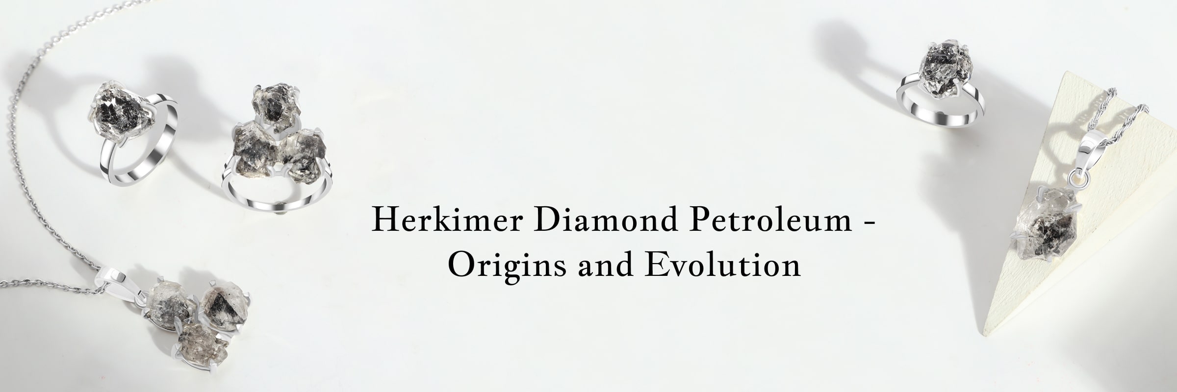 History of Herkimer Diamond Petroleum Gemstone