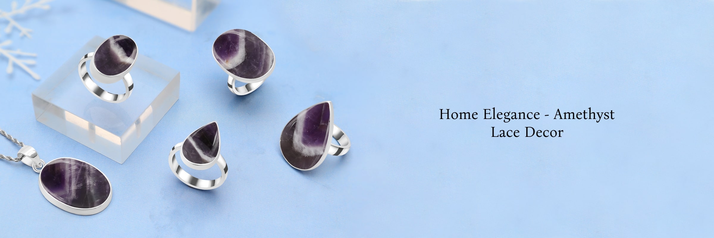 Amethyst Lace Agate in Home Decor