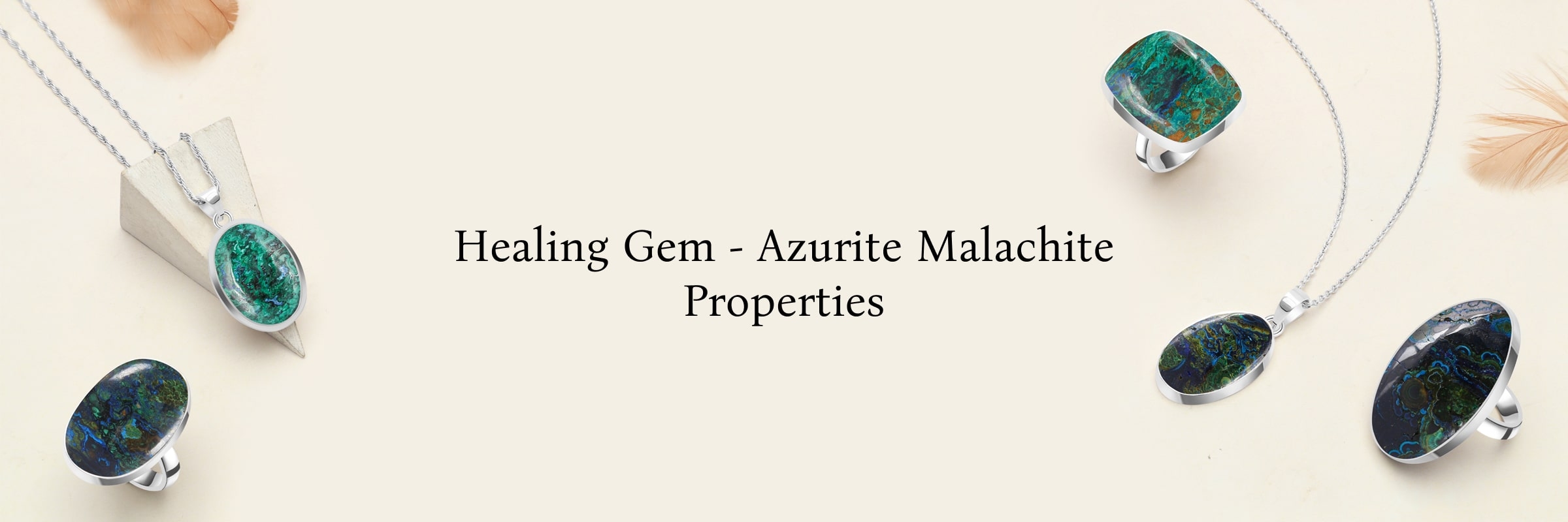 Bracelet Azurite-Malachite | pierre de 8mm ( 18cm ) – palais des gemmes