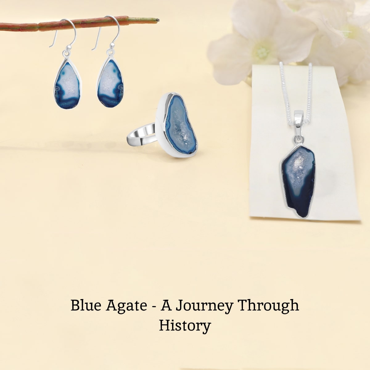 History of Blue Agate Gem