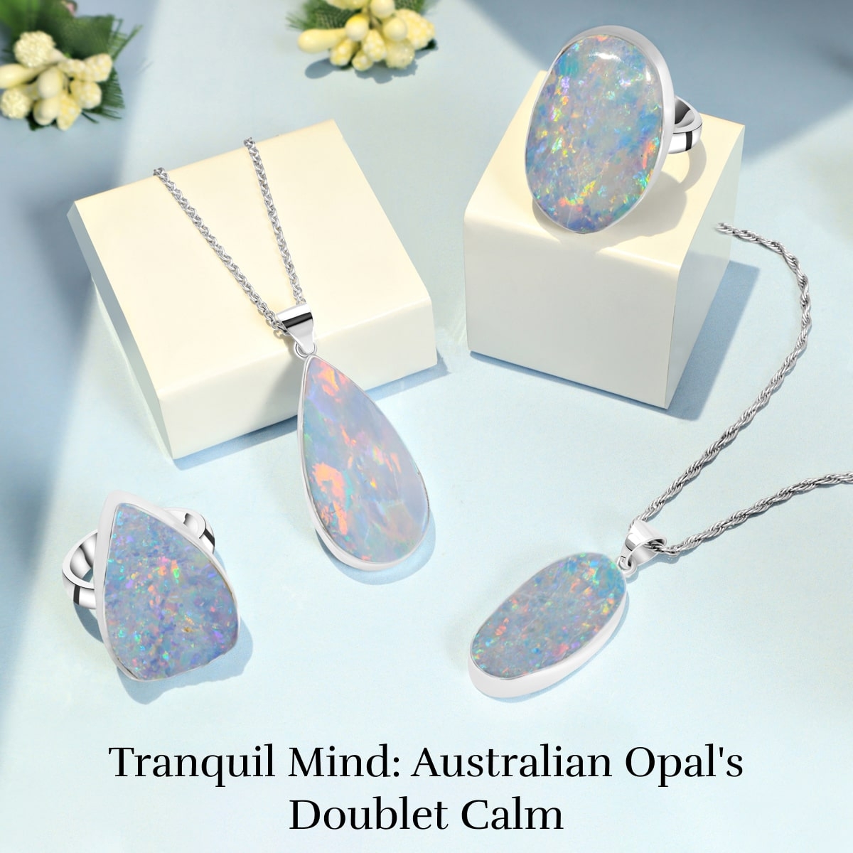 Australian Doublet Opal Has A Calming Effect on The Mind Australian Doublet Opal Has A Calming Effect on The Mind