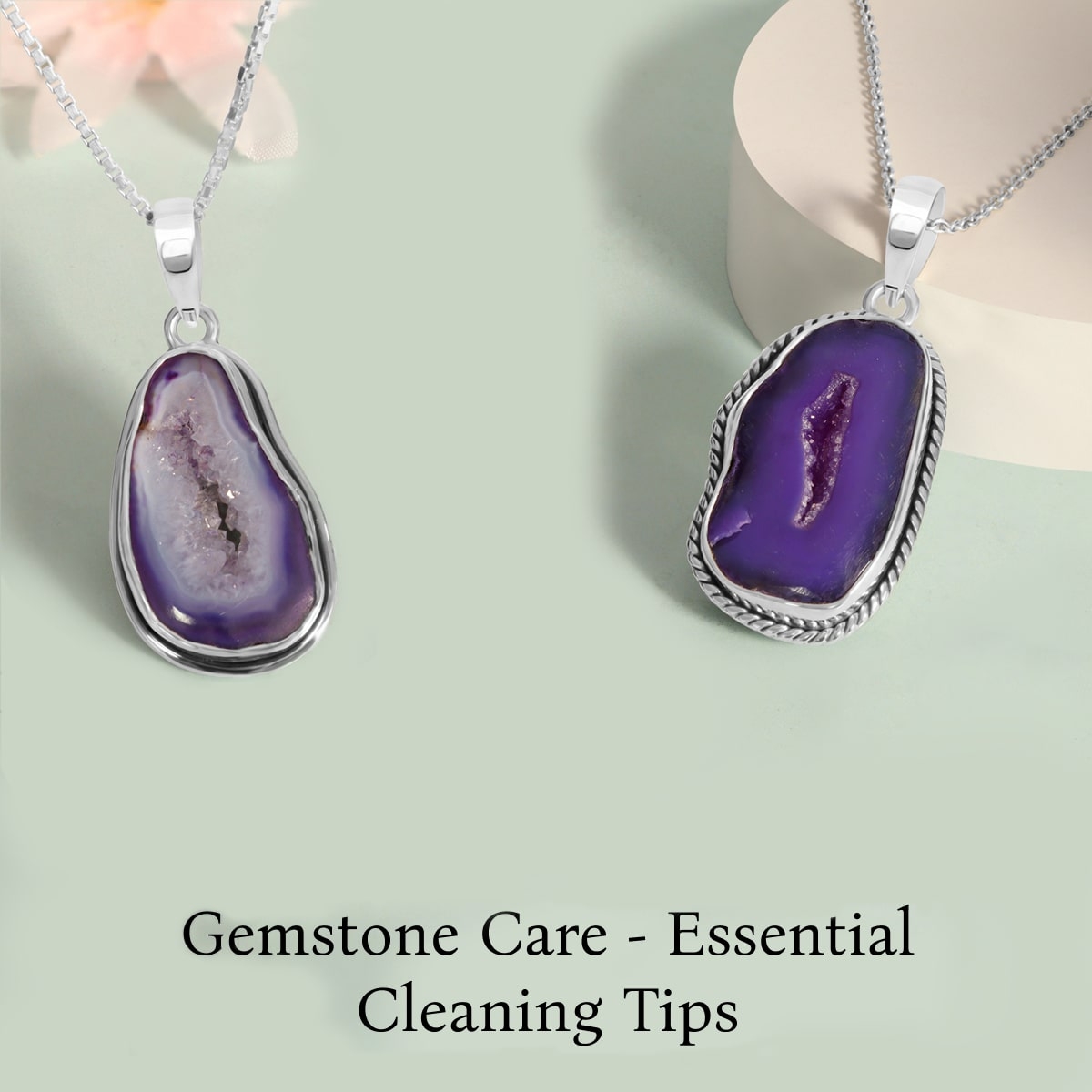 Cleaning of the Gemstone Cleaning of the Gemstone