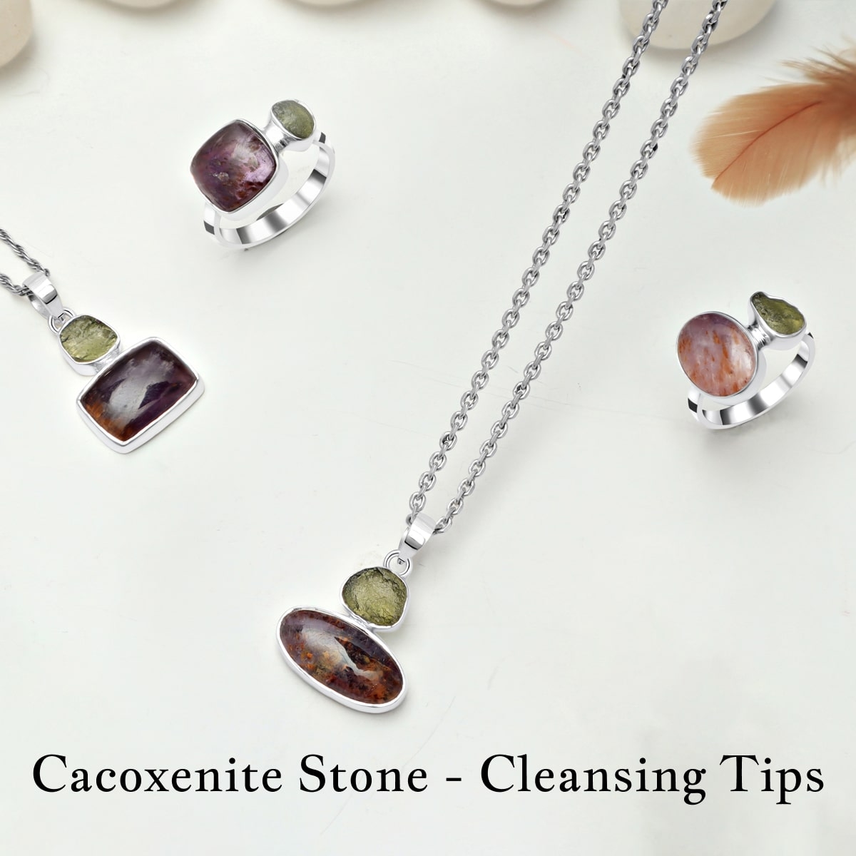How to Cleanse your Cacoxenite stone