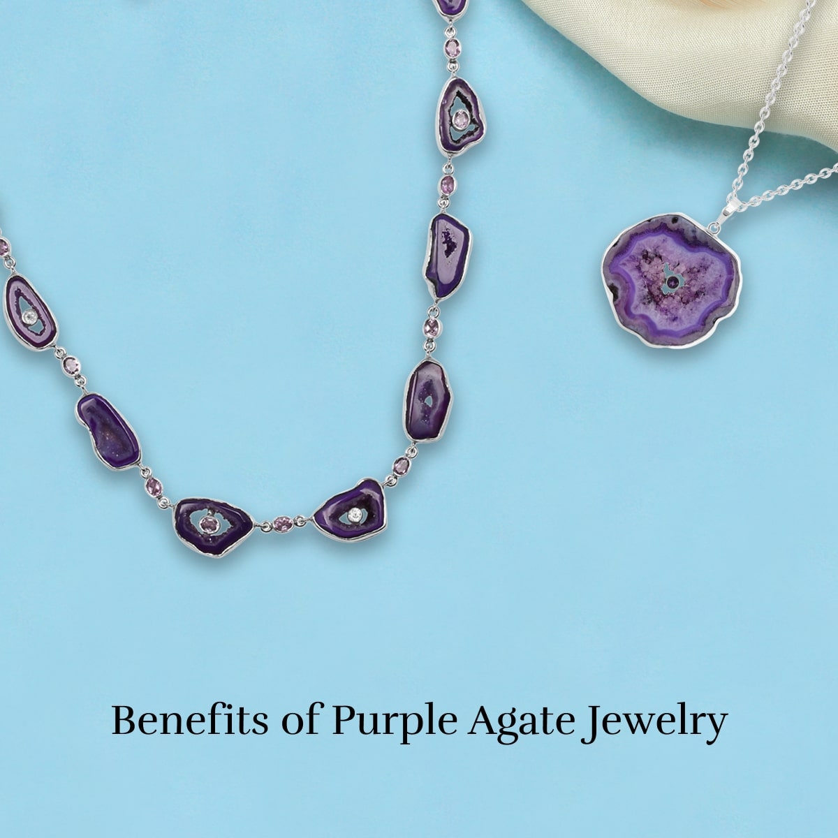 Advantages of Wearing Purple Agate Jewelry