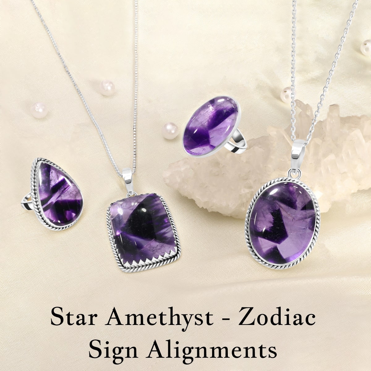 Zodiac Association of Star Amethyst Gem