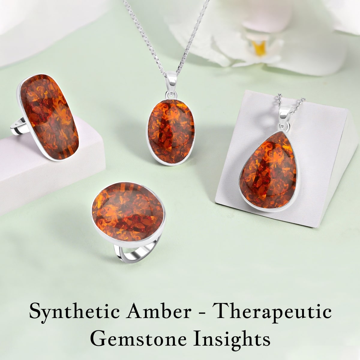 Healing Properties of Synthetic Amber Gem