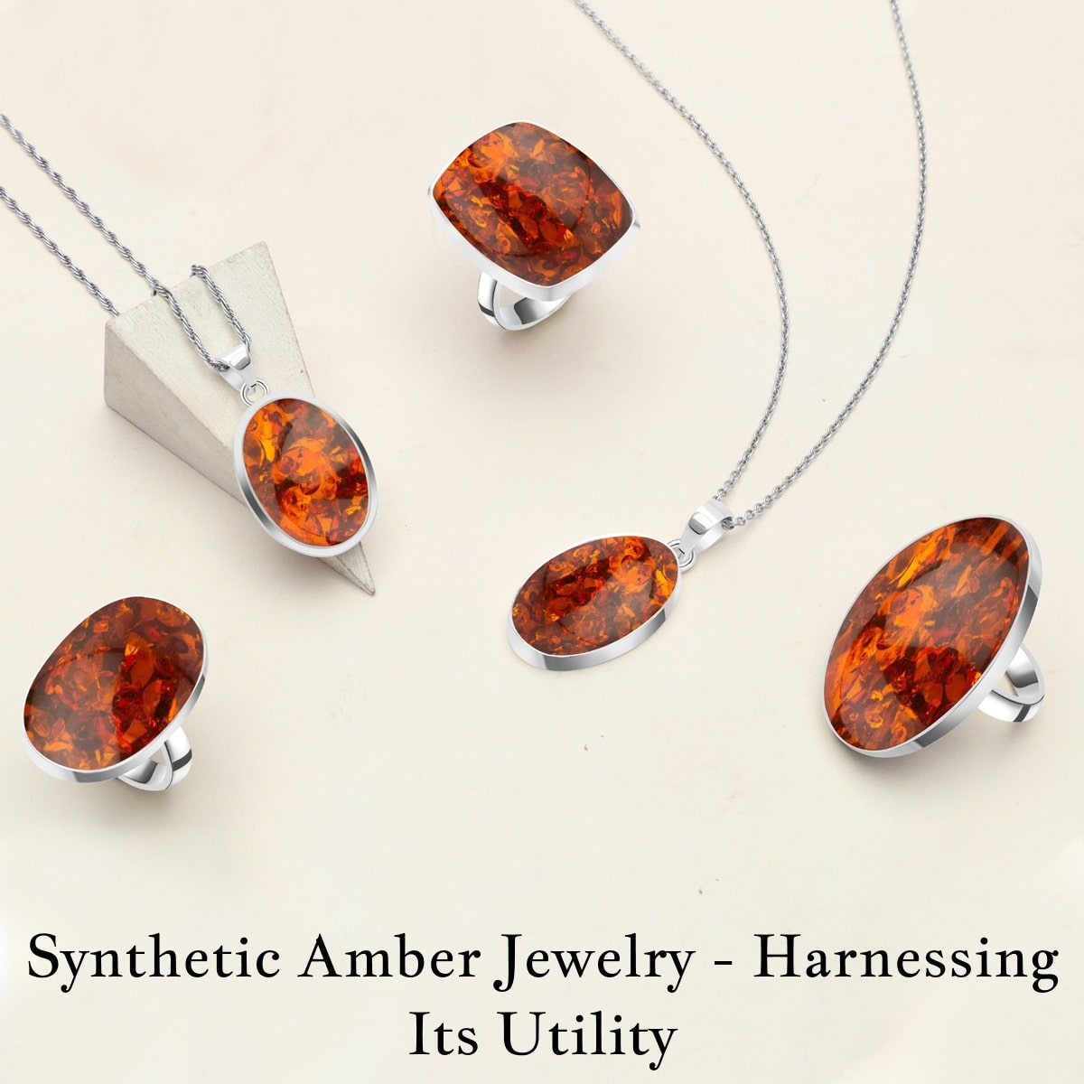 Uses of Synthetic Amber Jewel