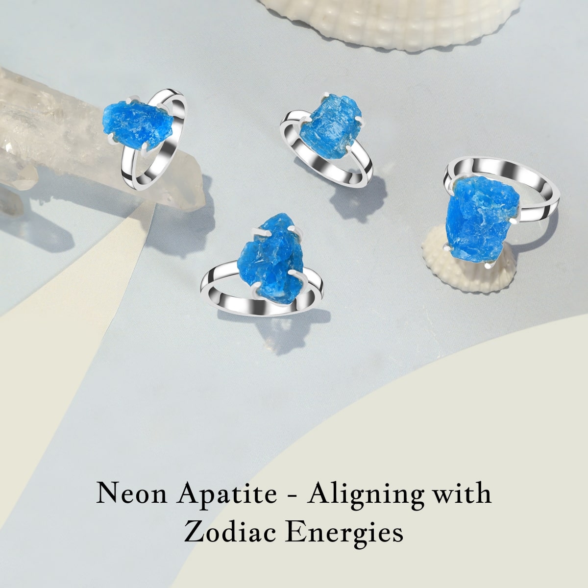 Zodiac Association of Neon Apatite Jewel